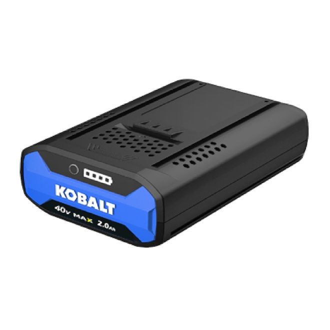 Photo 1 of Batterie Aux Ions De Lithium Kobalt Pour Outils Sans Fil 40 Volts 2 Ah Avec Indicateur De Charge À DEL KB 240-03 - Rona
