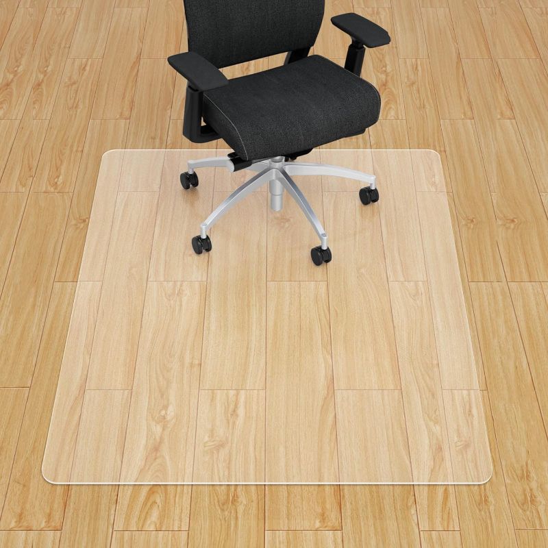 Photo 1 of Office Chair Mat for Carpet Floors, 47" x 29" Clear Desk Chair Mats for Low Pile Carpeted Protector