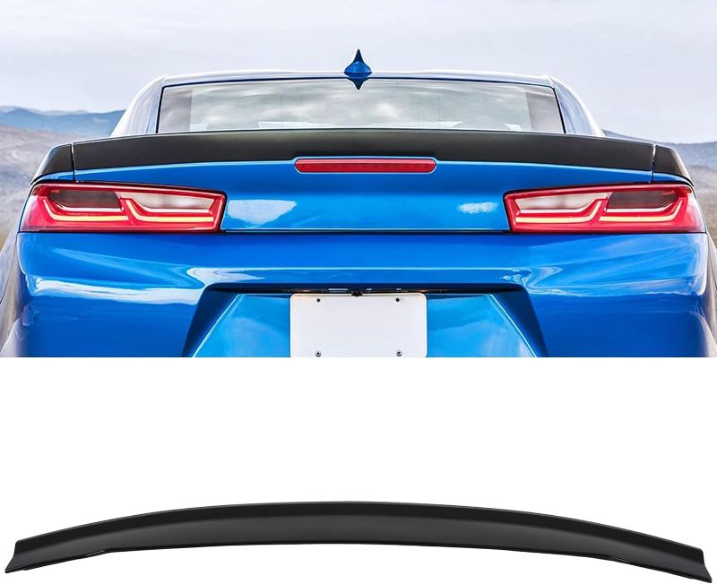 Photo 1 of **see notes**FINDAUTO ABS Rear Trunk Lip Spoiler OE Factory Style Fit for 2016-2020 for Chevrolet Camaro Spoiler Wing