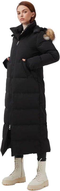 Photo 1 of Fitouch Women's Waukee Long Down Coat Parka Jacket | 750+ Fill Power | Full-Length xl
