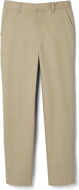 Photo 1 of French Toast Men's Adjustable Waist Relaxed Fit Pant (Standard & Husky) size 16
