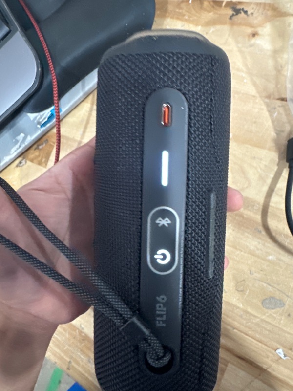 Photo 1 of JBL Flip 6 - Portable Bluetooth Speaker, powerful sound and deep bass, IPX7 waterproof, 12 hours of playtime, JBL PartyBoost for multiple speaker pairing for home, outdoor and travel (Black)

