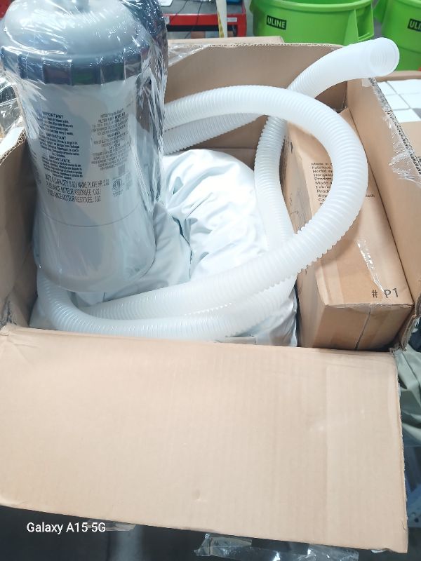 Photo 1 of INTEX 28141EH Easy Set Inflatable Swimming Pool Set: 13ft x 33in – includes 530 GPH Cartridge Filter Pump – Puncture-Resistant Material – 1926 Gallon Capacity – 26in Water Depth 13FT x 33IN Pool Set