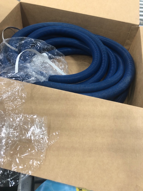 Photo 2 of ***USED** U.S. Pool Supply 1-1/2" x 36 Foot Professional Heavy Duty Spiral Wound Swimming Pool Vacuum Hose with Kink-Free Swivel Cuff, Flexible - Connect to Vacuum Heads, Skimmer, Filter Pump Inlet, Accessories