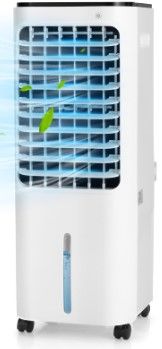 Photo 1 of **MISSING PARTS READ NOTES**
Evaporative Air Cooler, Portable Air Cooling Fan Air Humidifier with 1 Ice Packs and Remote Control, Quiet Swamp Fan with 3 Speeds & 4 Modes, 12L Water Tank, 7.5H Timer