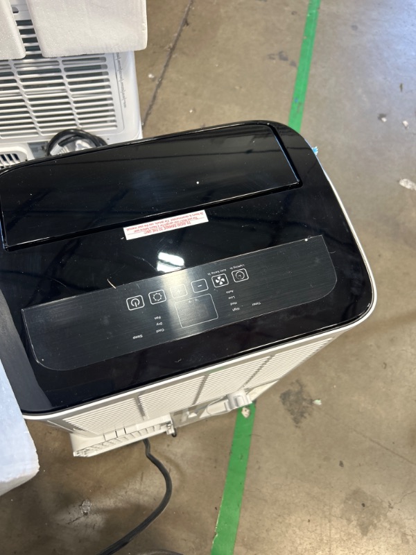 Photo 4 of ***USED - POWERS ON - UNABLE TO TEST FURTHER - NO PACKAGING - SEE PICTURES - LIKELY MISSING PARTS***
12000 BTU Portable Air Conditioners with Remote Control, 3-in-1 Free Standing Cooling AC Unit with Fan & Dehumidifier, Cools Room up to 500 sq.ft, Smart/S