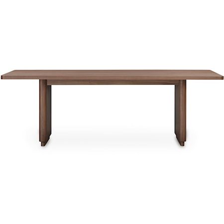 Photo 1 of **SEE NOTES** Contemporary Rectangular Dining Table with Rounded Edges