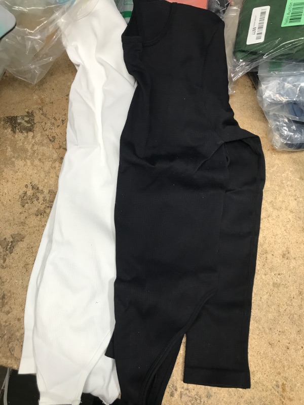 Photo 1 of 2 BODY SUITS 1BLACK AND 1 WHITE MEDIUM
