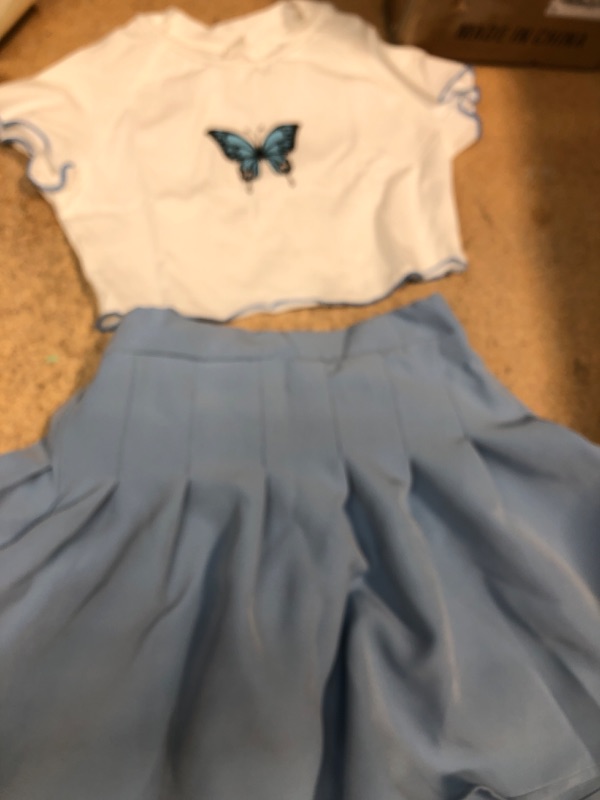 Photo 1 of Kids size 8 skirt and top set 