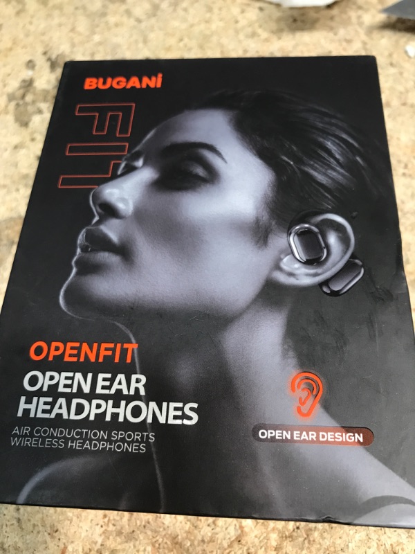 Photo 4 of BUGANI Open Ear Headphones Wireless Bluetooth Headphones with Dual 16.2mm Large Driver, Open Ear Earbuds