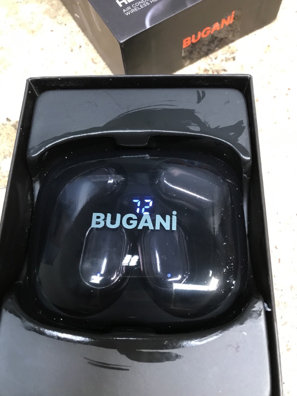 Photo 1 of BUGANI Open Ear Headphones Wireless Bluetooth Headphones with Dual 16.2mm Large Driver, Open Ear Earbuds