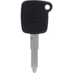 Photo 1 of Hillman Mazda Ignition Transponder Key Blank - Black/Silver
