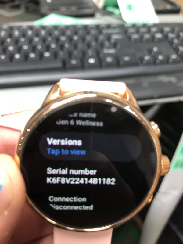 Photo 2 of (READ FULL POST) Fossil Gen 6 Wellness Edition 44mm Touchscreen Smart Watch with Alexa Built-In, Fitness Tracker, Activity Tracker, Sleep Tracker, GPS, Speaker, Music Control, Smartphone Notifications Rose Gold/Blush