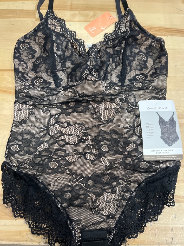 Photo 1 of Black lace body suit size large 