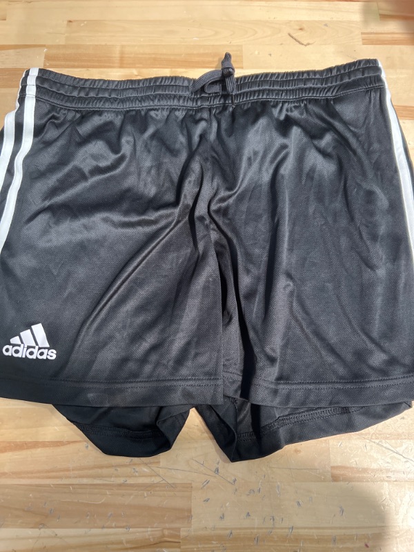 Photo 1 of Black adidas shorts size large 