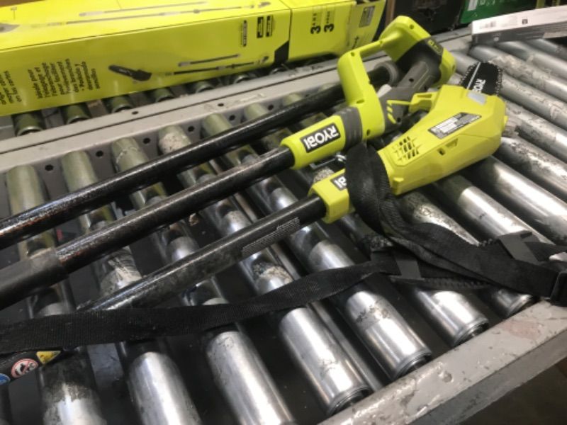 Photo 5 of ***USED - TOOL ONLY - NO BATTERY - UNABLE TO TEST - USED AND DIRTY***
Ryobi ONE+ 8 in. 18-Volt Lithium-Ion Battery Pole Saw (Tool Only)