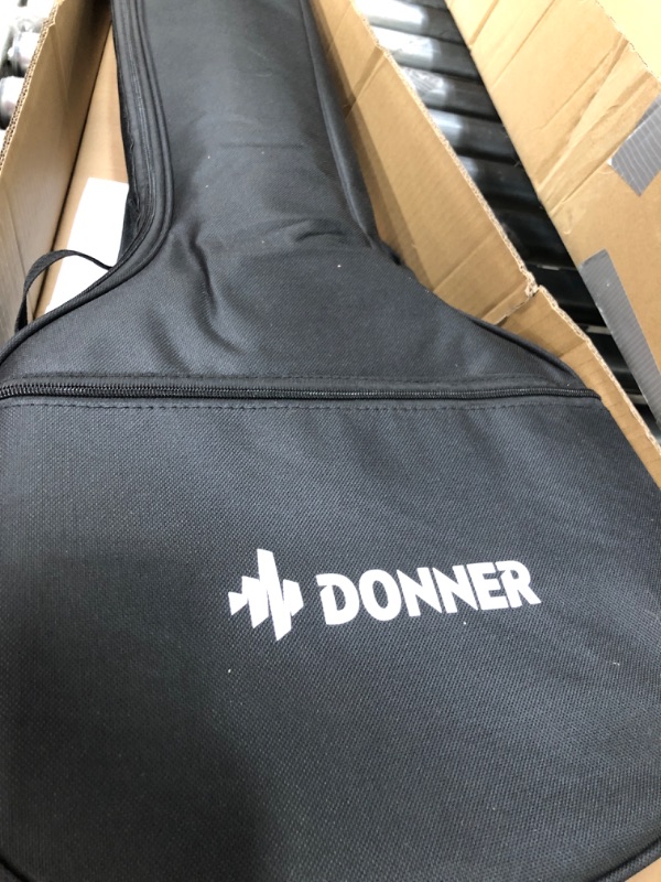 Photo 1 of Donner Banjo Full Size 5 String Tenor Banjolele Guitar with Banjo Kit Tuner Gig Bag, Stringed Musical Instruments for Adult Beginner?DBJ-200 Large Size