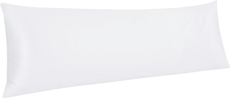 Photo 1 of  Collection Luxury Rayon Derived from Bamboo Body Pillow for Side & Back Sleepers -Supportive, Soft, Fluffy, & Quality Long Pillow - Measures 54” x 20”
