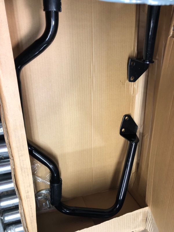 Photo 1 of Mofun Dyna 1.25" Engine Guard Protector Frame Highway Crash Bar Gloss Black Compatible with 2006-2017 Harley Dyna Fat Boy Super Glide Wide Glide Low Rider CVO etc