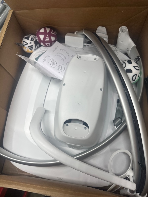 Photo 2 of 4moms MamaRoo Multi-Motion Baby Swing, Bluetooth Baby Swing with 5 Unique Motions, Grey Gray