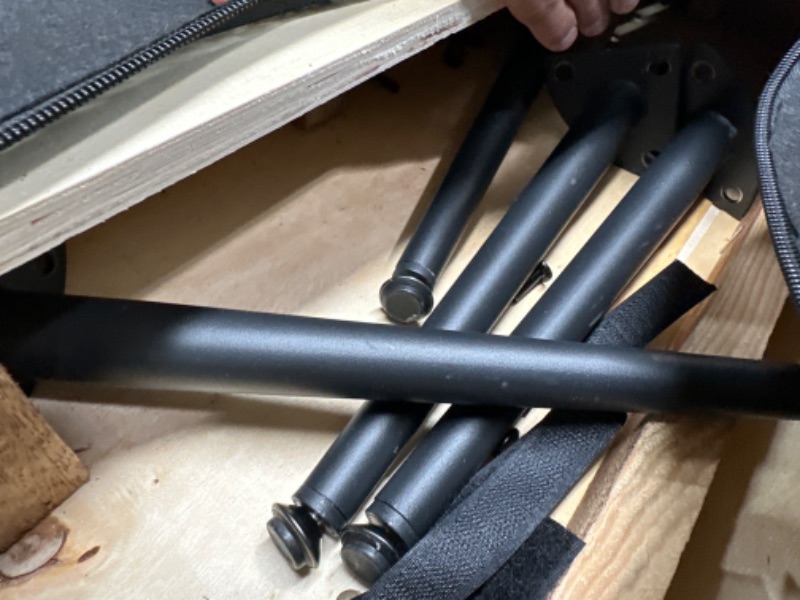 Photo 1 of VASAGLE EKHO Collection - Bench for Entryway Bedroom, Synthetic Leather with Stitching, Ottoman Bench with Steel Legs, Living Dining Room, Mid-Century Modern, Loads 660 lb, Forest Green ULOM076C01 Forest Green Standard