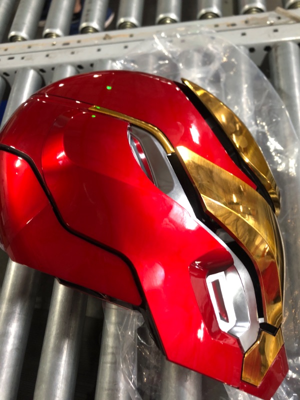 Photo 4 of (used)(see all images)Iron-man Helmet Wearable Mark 5 Mask Voice Control Helmet Birthday Christmas Gift