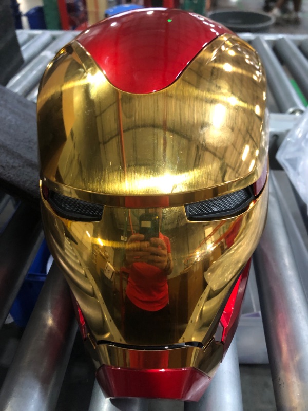 Photo 2 of (used)(see all images)Iron-man Helmet Wearable Mark 5 Mask Voice Control Helmet Birthday Christmas Gift