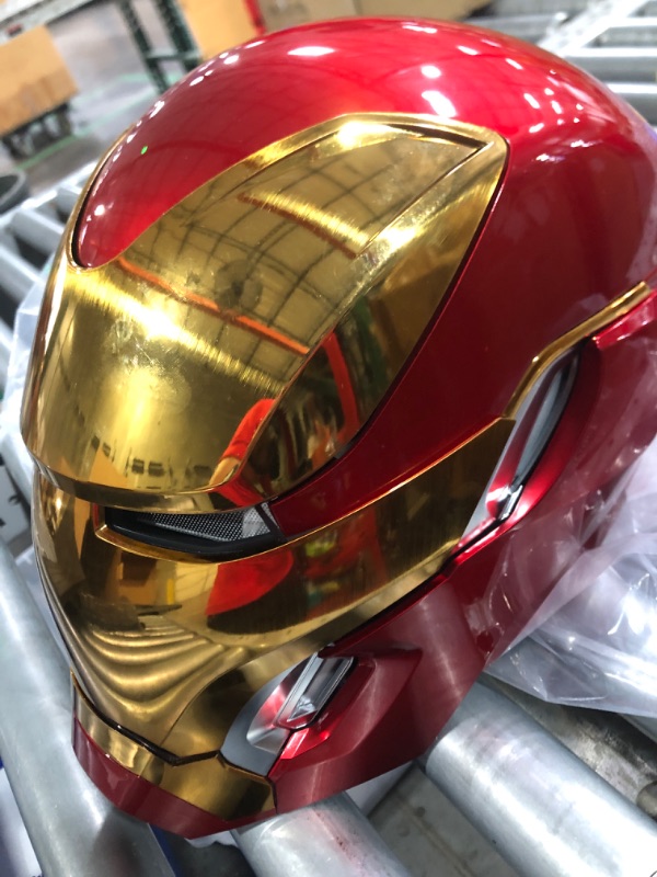 Photo 1 of (used)(see all images)Iron-man Helmet Wearable Mark 5 Mask Voice Control Helmet Birthday Christmas Gift