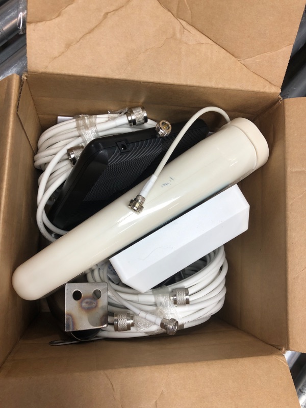 Photo 2 of Cell Phone Signal Booster for Verizon, AT&T, T-Mobile & All U.S. Carriers, 4G LTE 5G Cell Phone Booster on Bands 2/4/5/12/13/17/25/66, 5,000 SQ FT Cell Booster for Home Office Garage Shop Rural