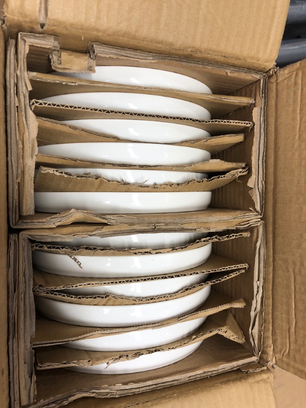 Photo 2 of BTaT- White Dessert Plates, 12 Set, 8.2", Small Plates for Appetizers, Small Plate, Small Appetizer Plates ceramic, Small White Plates, Dessert Plates Porcelain, Dessert Plates Ceramic Dessert Plates 8 inch Set of 12