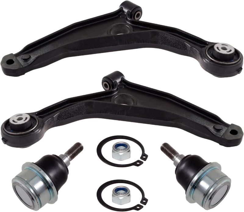 Photo 1 of 4Pcs Suspension Kit (K500120 x2 K641333 K641334) Front Lower Control Arm and Ball Joint Fit For 08-14 Do-dge Avenger 09-20 Journey /11-14 Ch-rysler 200 [# 4766423AA 4766424AA 5085914AB]
