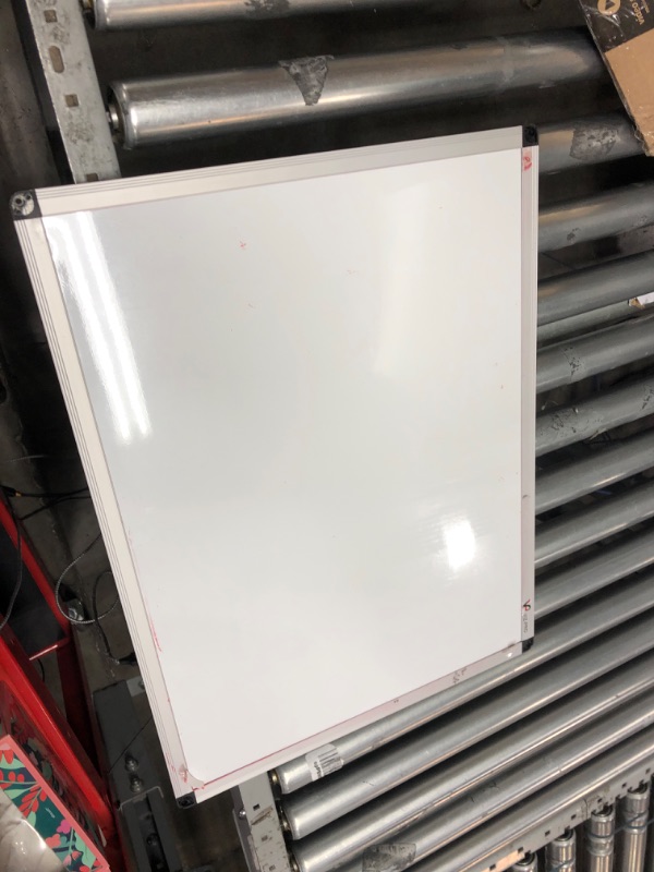 Photo 2 of VIZ-PRO Magnetic Dry Erase Board, 24 X 18 Inches, Silver Aluminium Frame