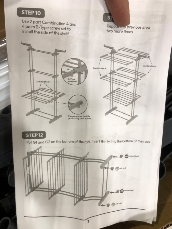 Photo 3 of 4 tier drying rack 