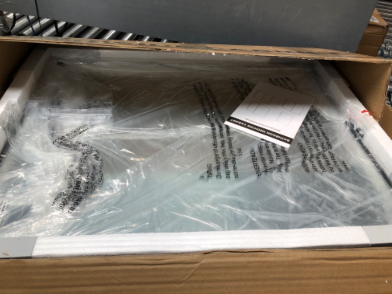 Photo 1 of Keonjinn 21 x 27 Inch Black Recessed Medicine Cabinets for Bathroom with Vanity Makeup Mirror Stainless Steel Framed Adjustable Shelves Metal Mirrored Bathroom Storage Cabinets Modern Farmhouse Black Mirror: 21x27