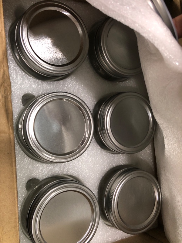 Photo 2 of 6pcs -8 oz Mason Jars