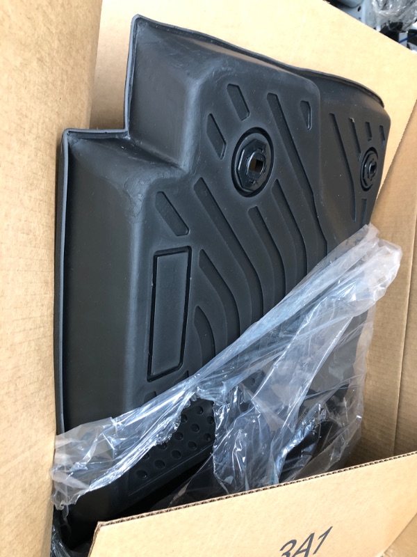 Photo 2 of KELCSEECS Floor Mats for 2014-2019 Toyota Corolla, Waterproof Custom Car Mats, All-Weather Guard with TPE Liners, Automotive for Front and, Black (Corolla 2014-2019 only Sedan)