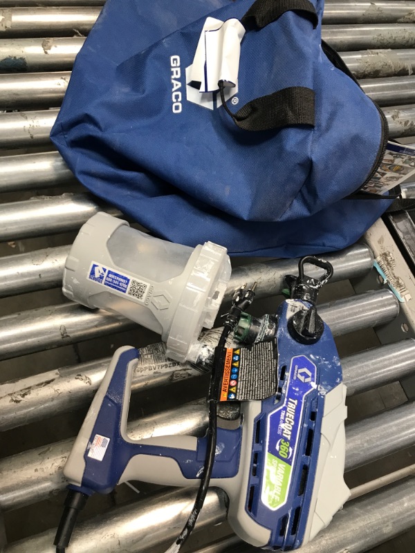 Photo 2 of **NON REFUNDABLE NO RETURNS SOLD AS IS***PARTS ONLY**Graco 17A466 TrueCoat 360 DS Paint Sprayer, Blue/White TrueCoat 360DS Paint Sprayer