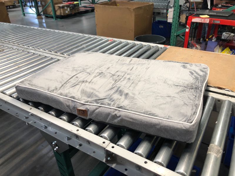 Photo 2 of ***USED - DIRTY - NO PACKAGING***
EHEYCIGA Orthopedic Memory Foam Dog Beds for Large Dogs with Removable Waterproof Liner, Grey, 35"L x 23"W x 3"Th