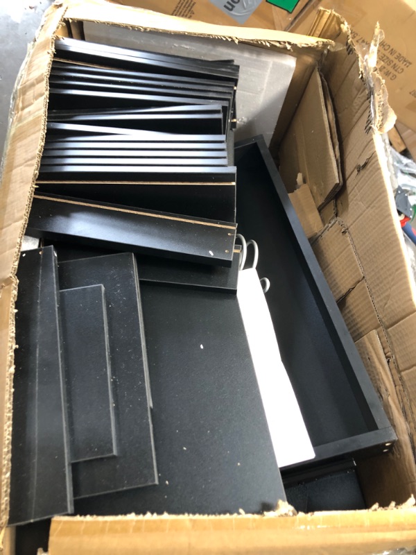 Photo 1 of YITAHOME Vanity Desk Set with Large LED Lighted Mirror & Power Outlet, Glass Top Vanity with 11 Drawers and Magnifying Glass, 46'' Large Makeup Vanity with Storage Bench, Black Vanity for Bedroom Black Casual