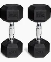 Photo 1 of 2 20lb dumb bells 