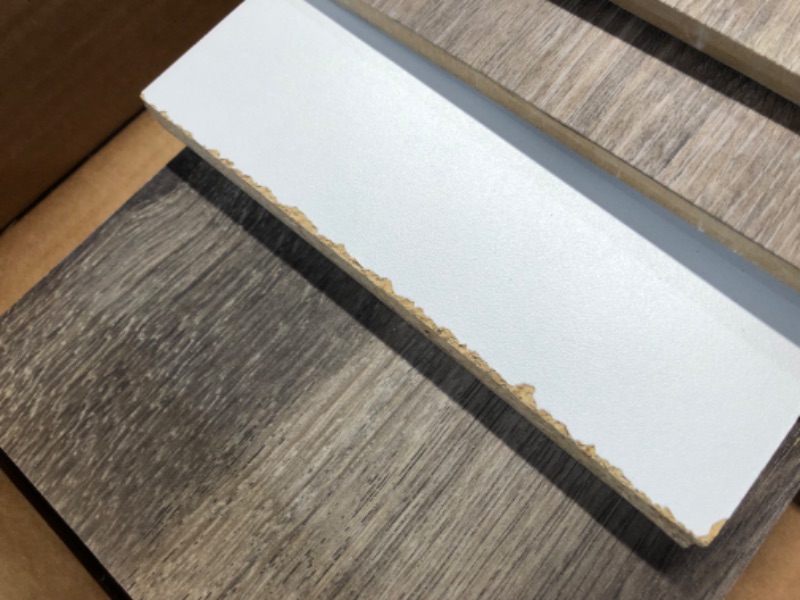 Photo 6 of ***DAMAGED - CHIPPED AND SCRATCHED - SEE PICTURES***
Boca De Yuma 47 in. L X 12.15 in. W X 2.28 in. T Laminate Stair Tread and Reversible Riser Kit
