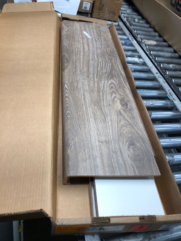 Photo 3 of ***DAMAGED - CHIPPED AND SCRATCHED - SEE PICTURES***
Boca De Yuma 47 in. L X 12.15 in. W X 2.28 in. T Laminate Stair Tread and Reversible Riser Kit
