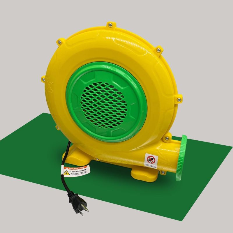 Photo 1 of 550w/0.7hp Inflatable Blower Pump for Bounce House. Bouncy Castle Fan Blower. Versatile for Home&Commercial Castles, Outdoor&Indoor Bounce Houses, Water Slides, Jumpers, And Other Inflatable Equipment