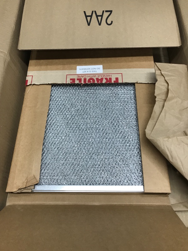 Photo 2 of 2 Pack Air Filter Factory Replacement For Honeywell 203369, F50F1057, F50E1349, F50E1331, F50E1067, F50A1116, F50F1040 HVAC Furnace Aluminum Pre/Post Filters 12.5 x 20 Inches