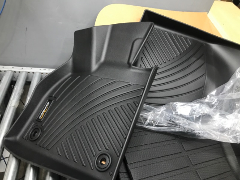 Photo 1 of Binmotor-All Weather Floor Mats & Cargo Liner for Subaru Solterra 2023 | bZ4X 2023 | 1st & 2nd Row Full Set, Heavy Duty Car Floor Liners-Black Solterra Accessories Solterra Set 2023