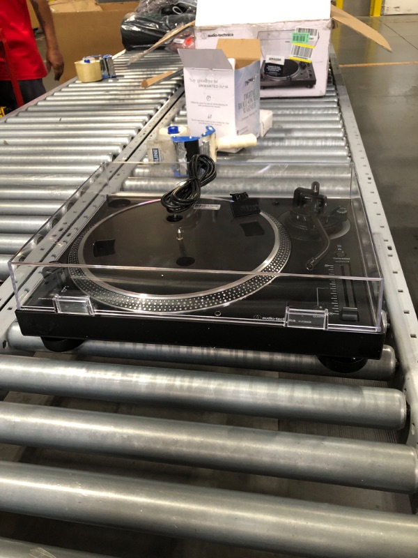 Photo 4 of (NON-REFUNDABLE) Audio-Technica AT-LP120XUSB-BK Direct-Drive Turntable (Analog & USB), Fully Manual, Hi-Fi, 3 Speed, Convert Vinyl to Digital, Anti-Skate and Variable Pitch Control Black