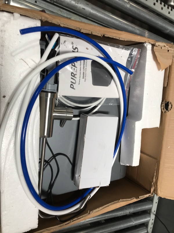 Photo 2 of PUREPLUS UTR700B Reverse Osmosis System, 800 GPD Fast Flow, NSF/ANSI 58 & NSF/ANSI/CAN 372 Certified, 2:1 Pure to Drain, Tankless Under Sink RO Water Filter System, LED Purifier, Smart Faucet