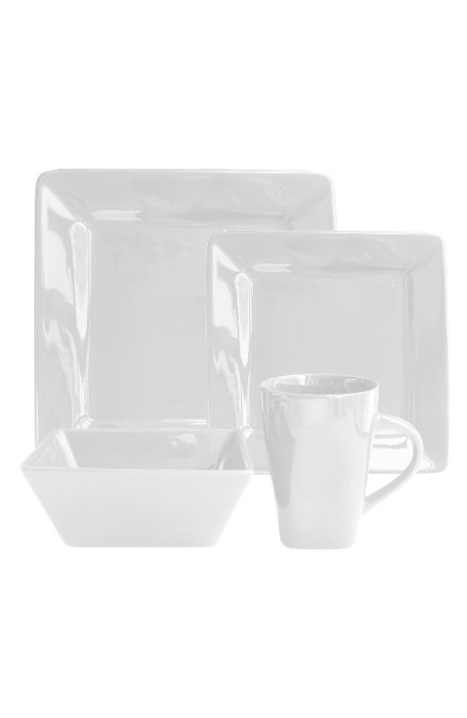 Photo 1 of 4 BROKEN DISHES* BROKEN PLATES**
American Atelier Kingsley 16-Piece Dinnerware Set, Size One Size - White
