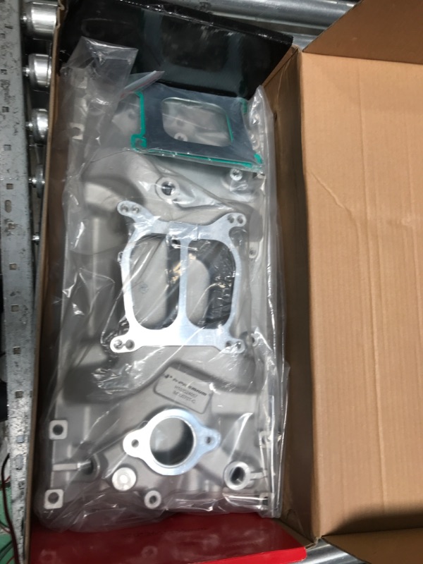 Photo 1 of A-Premium Aluminum Engine Dual Plane Intake Manifold Compatible with Chevy Small Block SBC Vortec - 1996-2002 - 8Cyl 5.0L 305 & 5.7L 350, 5500 RPM, 4.25in Height, W/Gasket