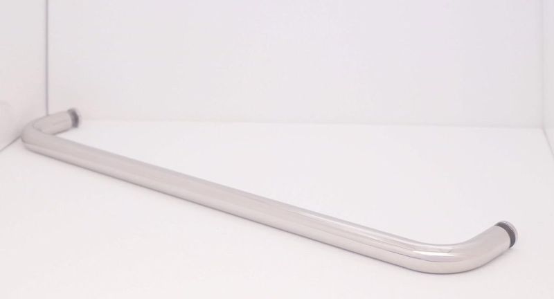 Photo 1 of Moon Daughter 24" Pull Handle Frameless Shower Glass Door Chrome Towel Bar 1/2" Hole Dia.